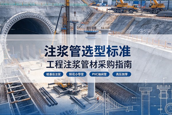 新密注浆管选型标准