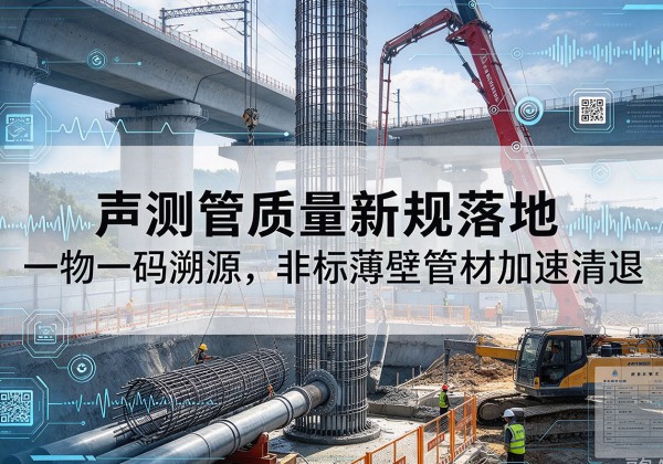 新密声测管质量新规落地，一物一码溯源，非标薄壁管材加速清退